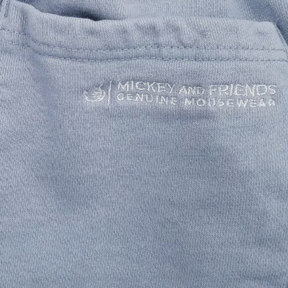 MICKEY MOUSE Disney Joggers Pants Embroidered Mouse Drawstring Baby Blue - XXL - Picture 7 of 13